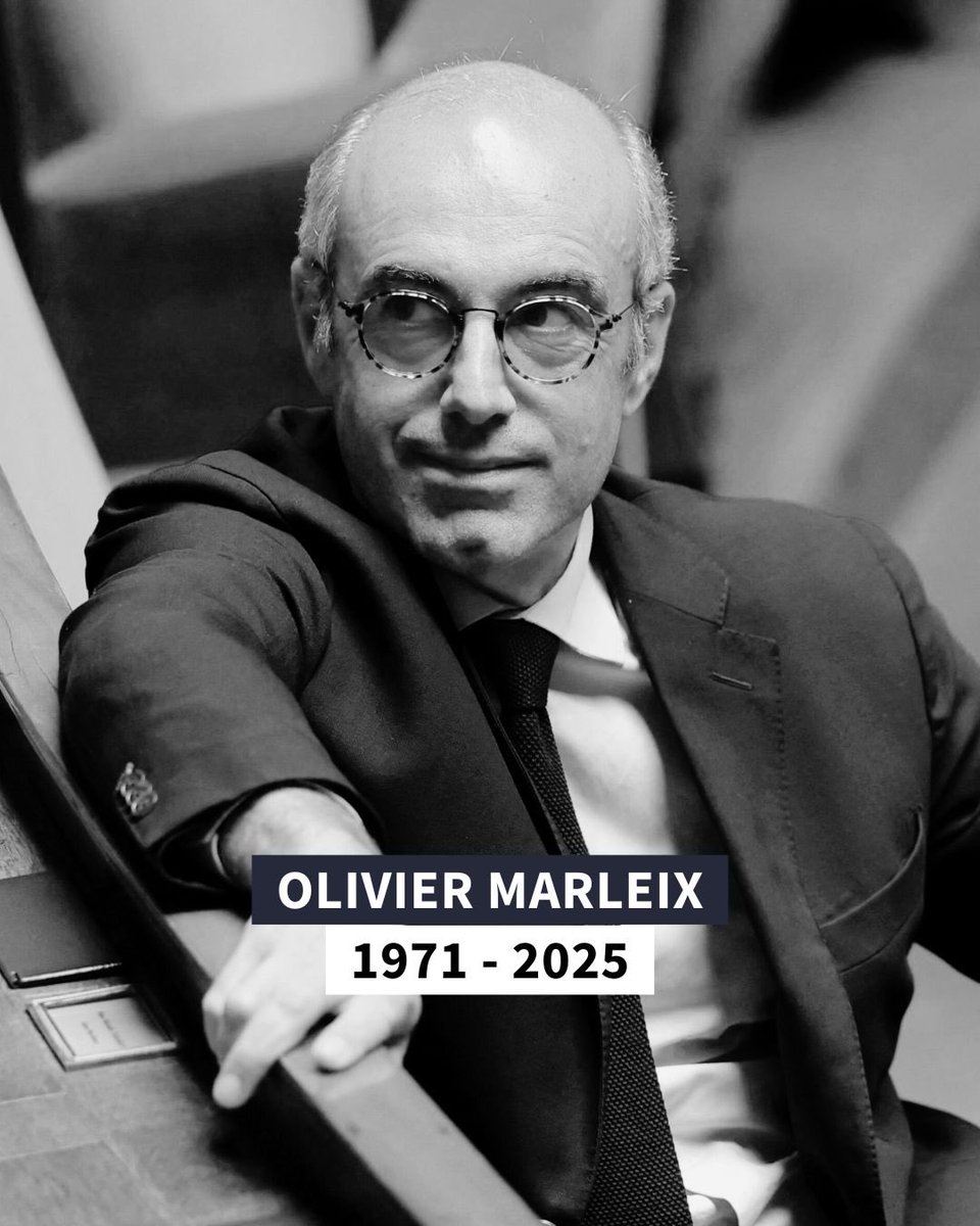 Je présente mes sincères condoléances à la famille et aux proches d’Olivier Marleix. Son engagement restera dans nos mémoires.