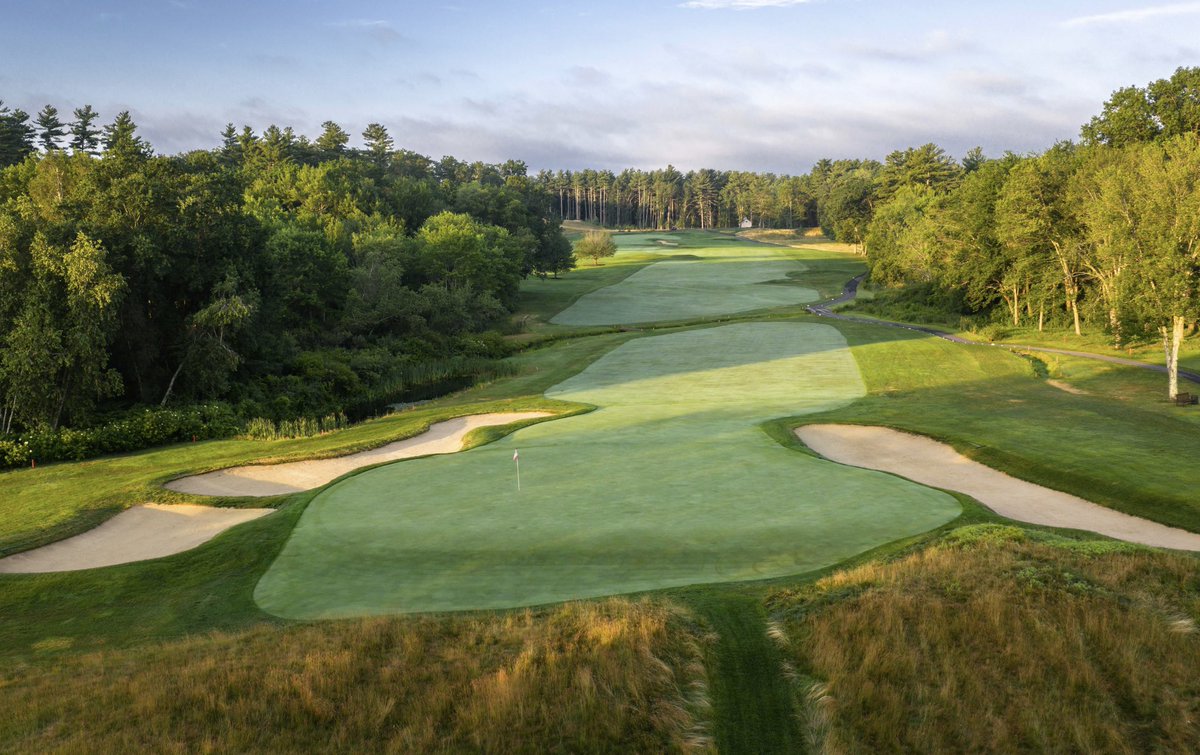 patrickjkoenig's tweet image. This week’s office is an often overlooked Boston gem from Donald Ross, Concord Country Club. Fun fact: The first "swimming pool" at the club was created in 1915 by damming the brook on the present seventh hole.