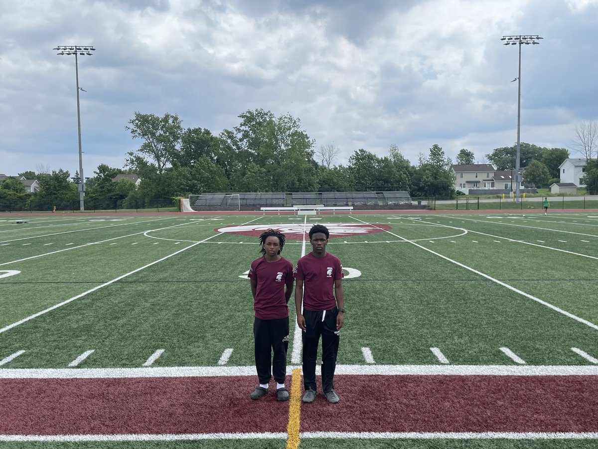 First day of orientation for our GCSD/Rochester Works Summer of Opportunity Program Youth Sports Interns. Cameron and Russell will support our summer sports camps, help with Photography and Videography, and learn about the managerial and operational components of HS athletics.