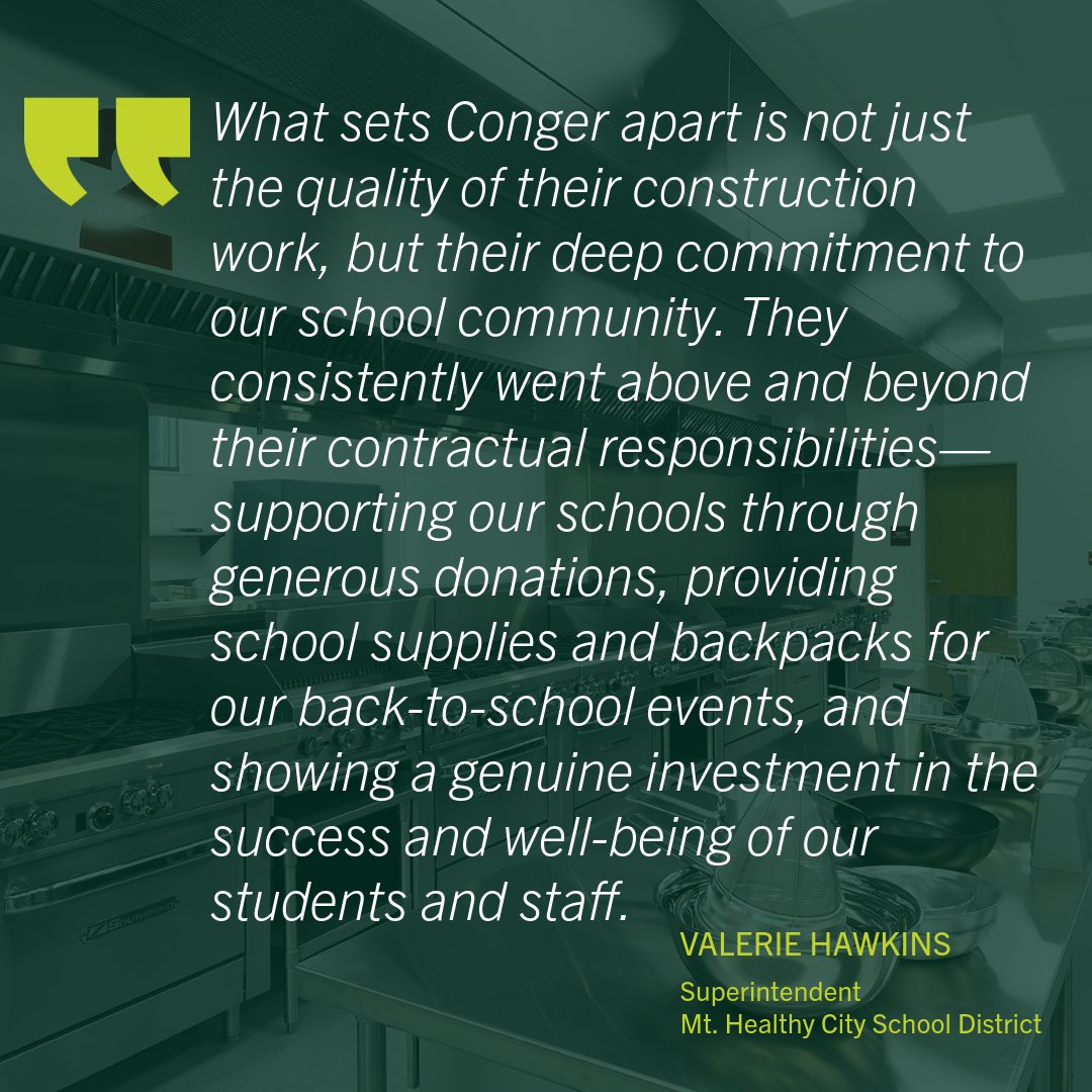 We’re honored to be part of Mt. Healthy’s story and to help build spaces where students can grow, learn, and thrive!

congerbuilt.com/portfolio-item…

#CongerBuilt