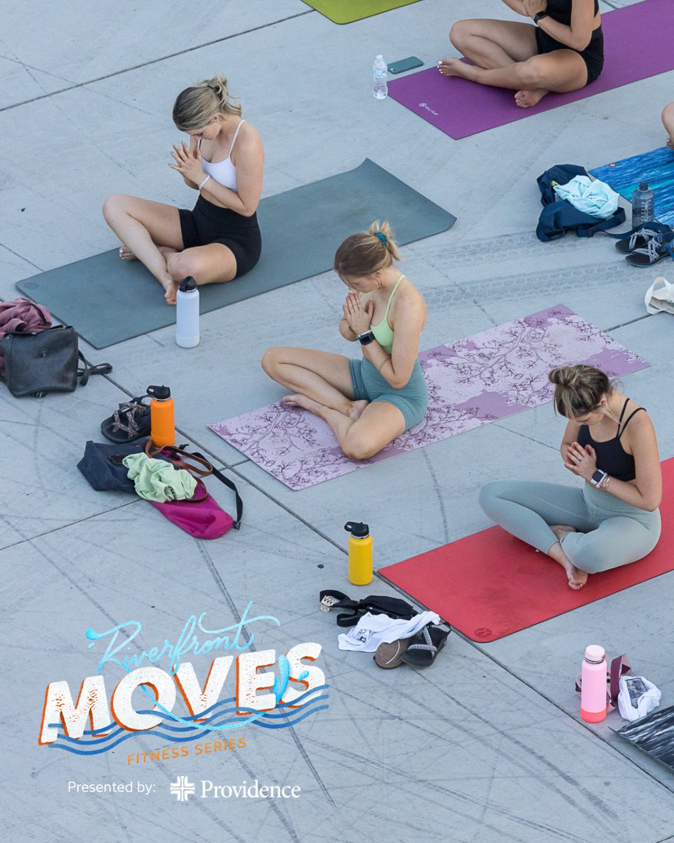 RiverfrontSpo's tweet photo. Riverfront Moves, presented by @providence, is back at the @GesaCU Pavilion tomorrow, July 8, from 6 to 7pm with @BeyoutifulHot Yoga's Inferno Hot Pilates. Temps are expected to hit 95, so come ready to sweat and don’t forget your water! 🧘♀️ #RiverfrontMoves #HotPilates
https://t.co/N30i2ANV1l