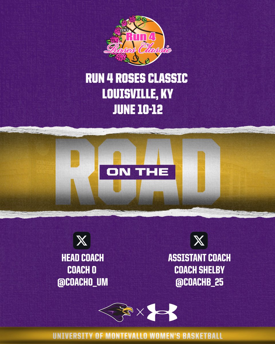 Montevallo Women’s Basketball (@montevallowbb) on Twitter photo 🌹🌹We are ready to see YOU in Louisville!! Drop your schedules for <a href="/TFNsRun4Roses/">TFN's Run 4 Roses</a>
Pumped to see some future Falcons!! 💜👀 🌹🌹We are ready to see YOU in Louisville!! Drop your schedules for <a href="/TFNsRun4Roses/">TFN's Run 4 Roses</a>
Pumped to see some future Falcons!! 💜👀
