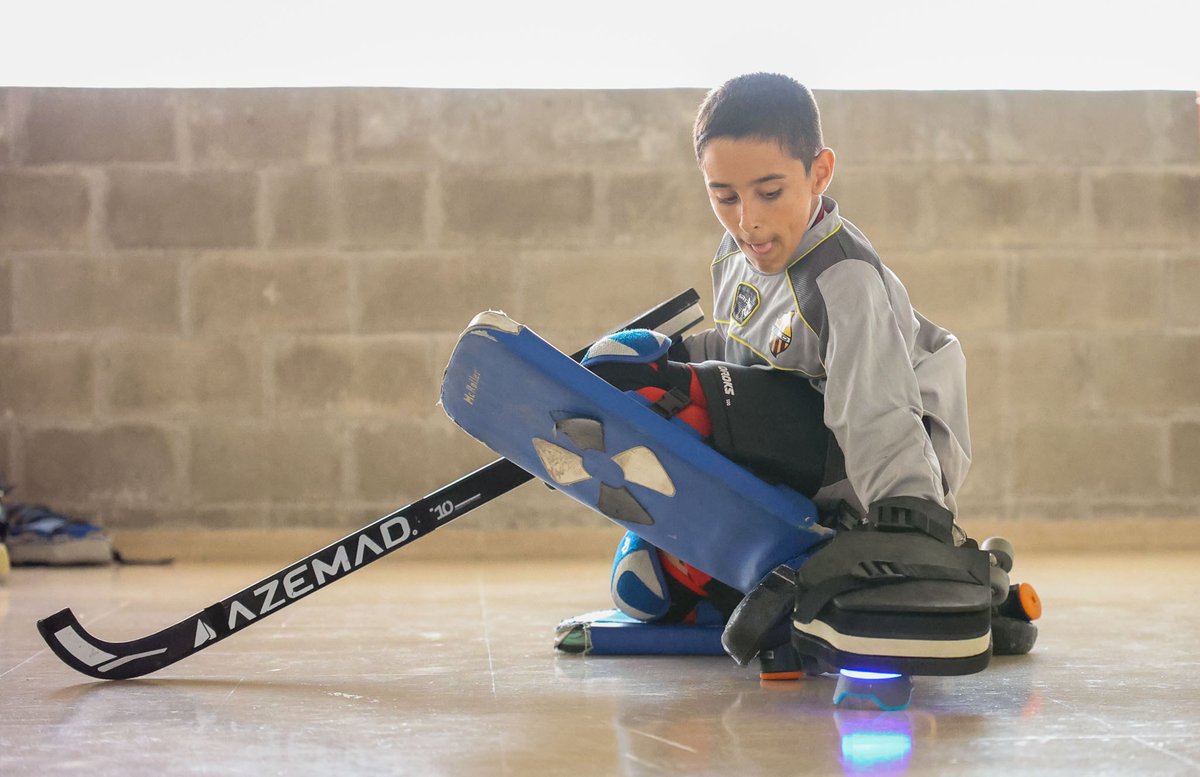 Primer día completo: ¡patines puestos y mucha energía! 💪 Los porteros, los jugadores y todo el equipo técnico ya trabajan a tope.