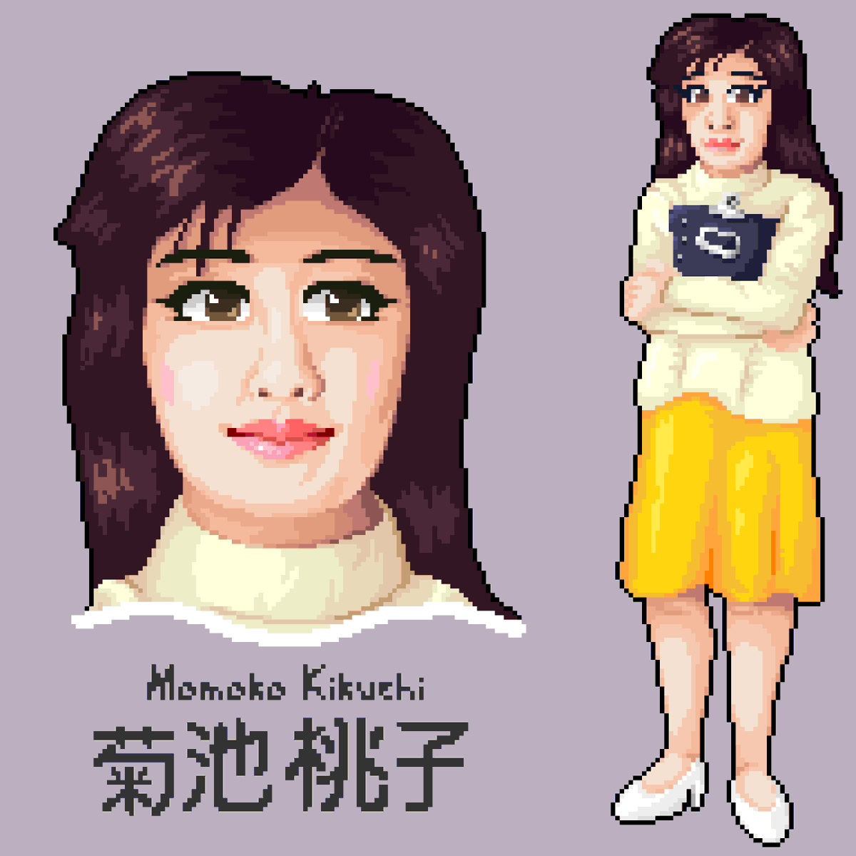 Willivity_'s tweet image. 菊池桃子 | Momoko Kikuchi
#pixelart #ドット絵 #momokokikuchi #菊池桃子 #citypop