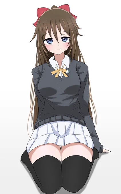 ニーハイしずくちゃん(再掲) #虹ヶ咲