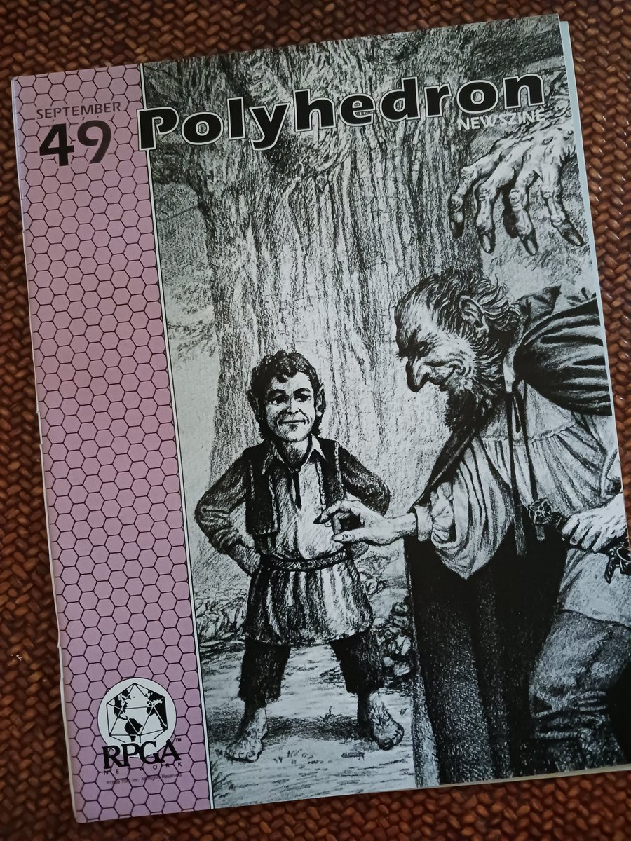 yum_dm's tweet image. I managed to score a few issues of Polyhedron a few months back and decided to give them a read.
#TTRPG #DungeonsAndDragons #DnD