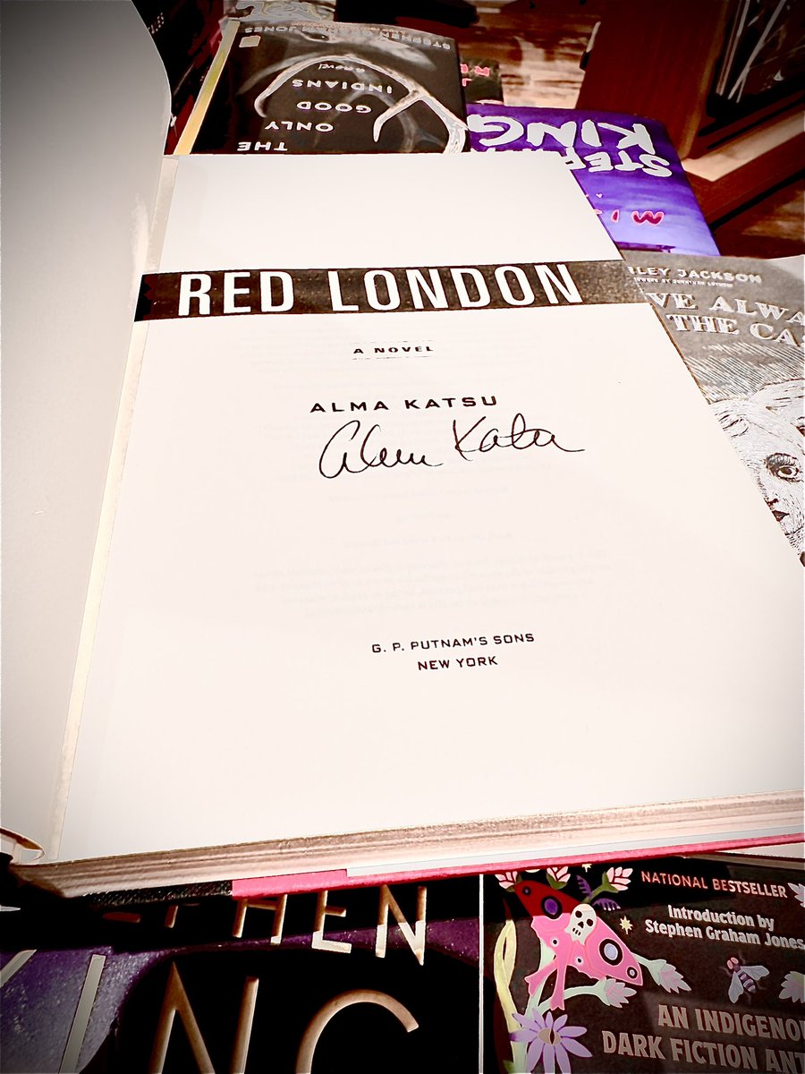 CE_Albanese's tweet photo. Missed @almakatsu’s signing at Tysons Corner Barnes & Noble but still scored a signed #RedLondon. https://t.co/yrtogaSgG7