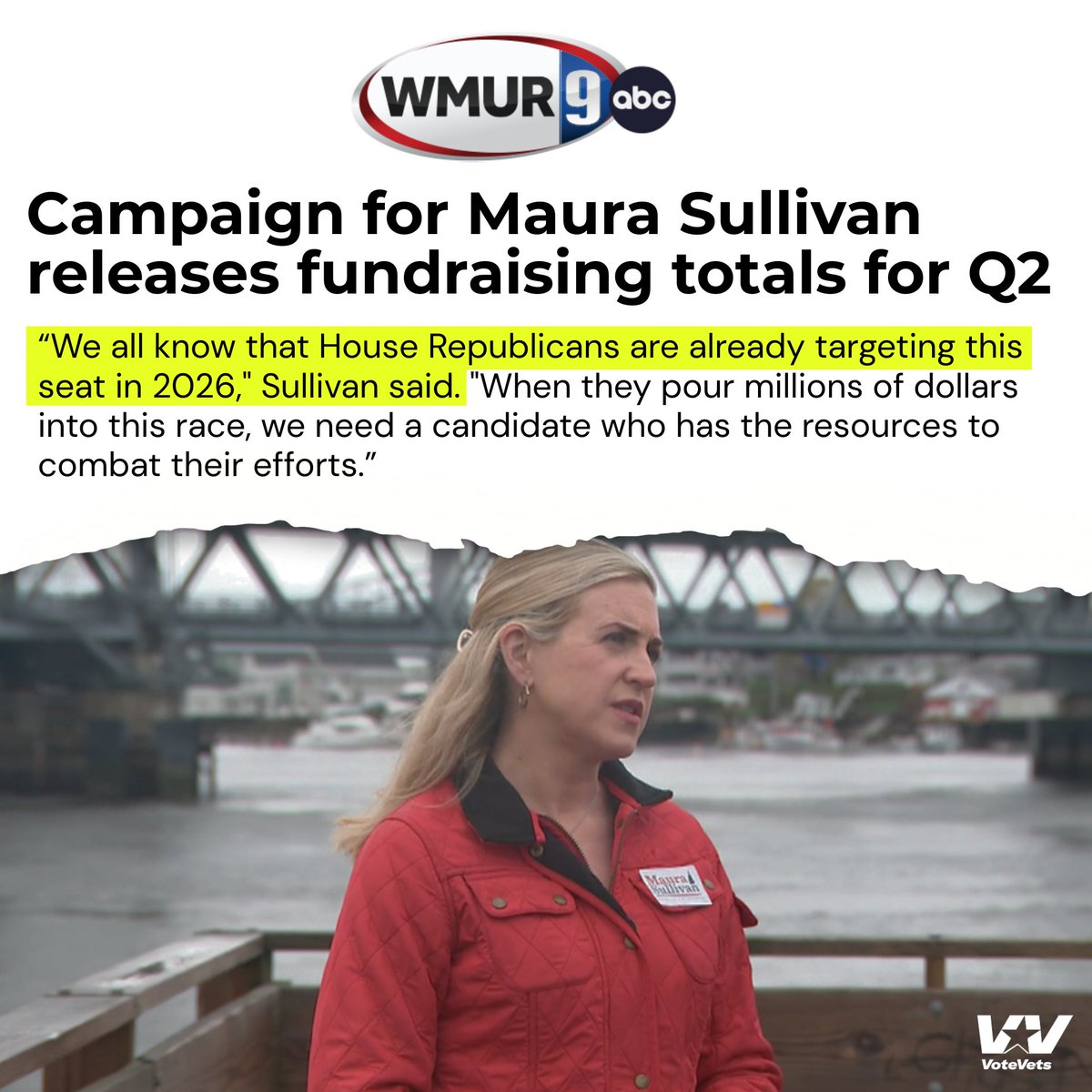 USMC Veteran Maura Sullivan has hit the ground running. With the GOP already targeting #NH01, she’s building the campaign it’ll take to fight back and win. 

MORE: wmur.com/article/maura-…