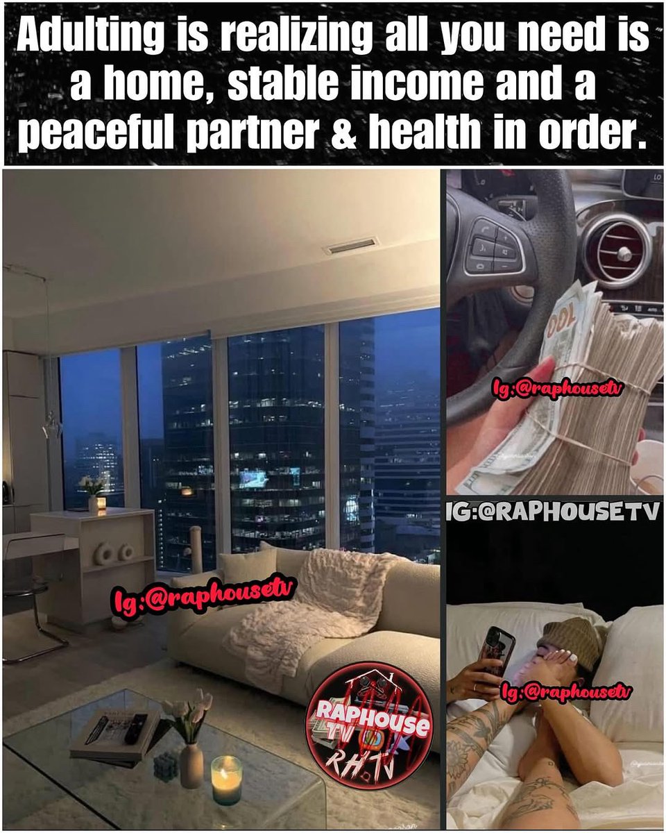 This what adulting actually about 😇💯 make sure you are on your grown man / grown woman sh*t &amp; watch how life changes for the better. 🤞🏾♾️!! God bless