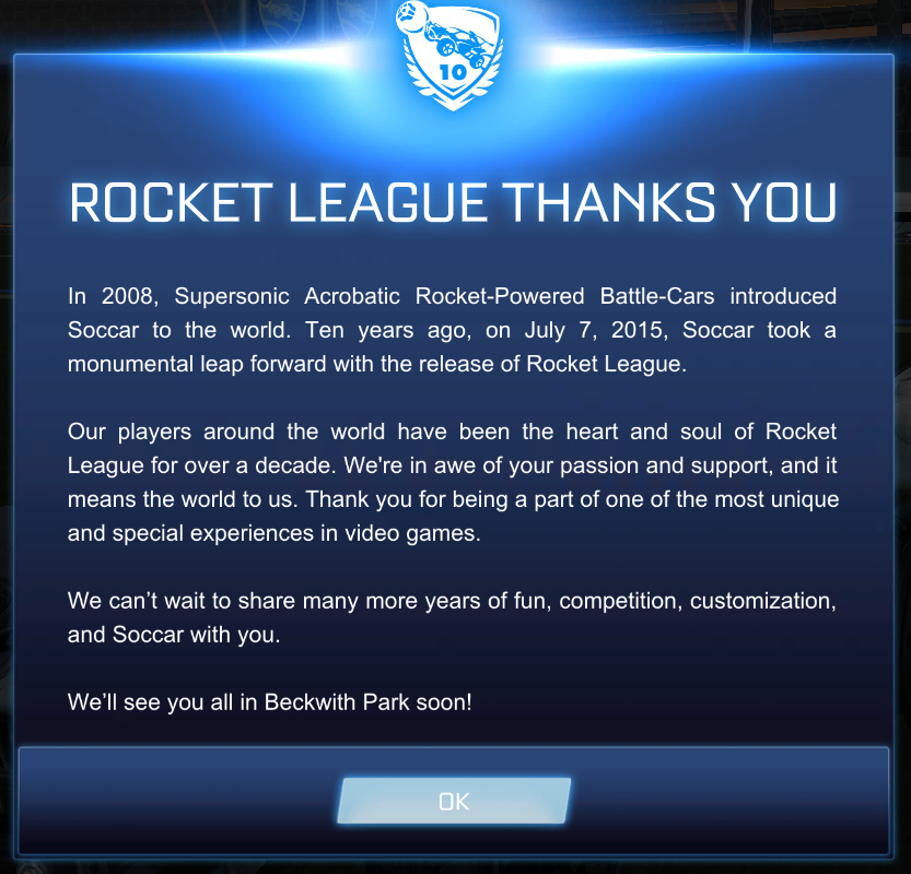 DHRXNA's tweet photo. #rocketleague Had this to say to players 👀 How we feeling about this? https://t.co/ptN5NN8xp7