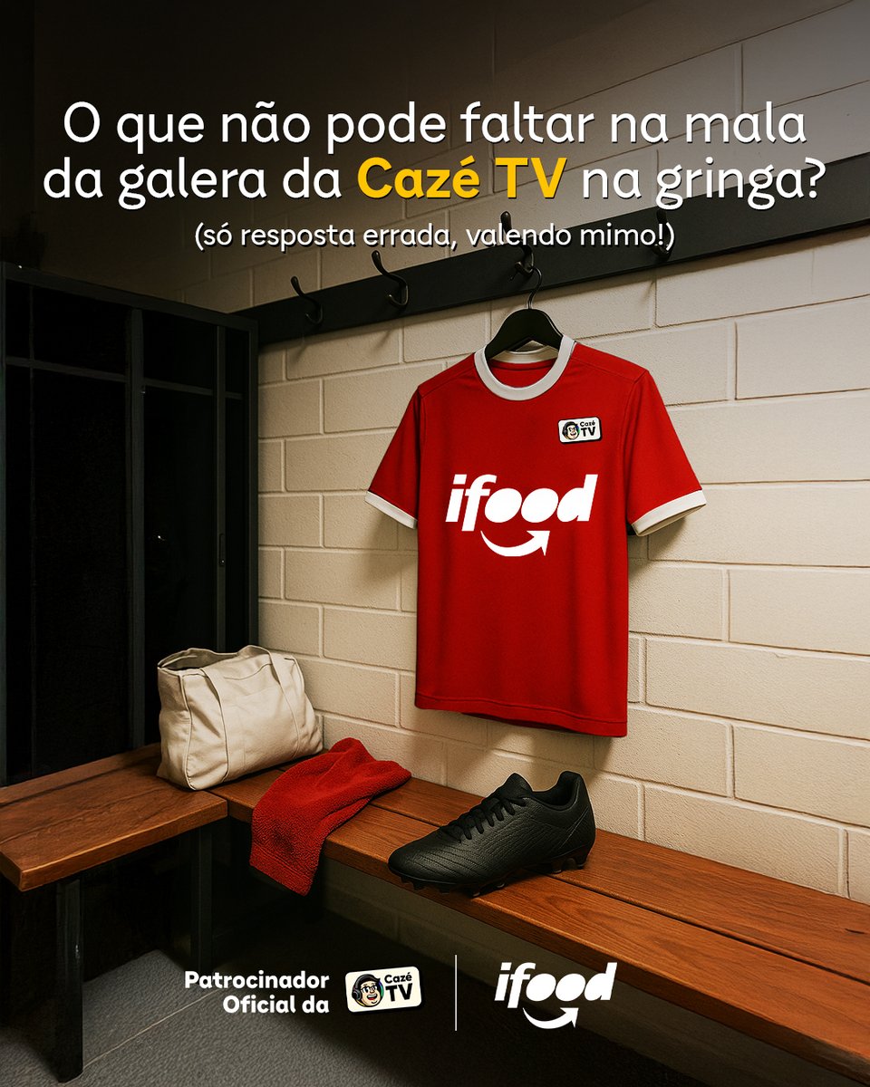 Vem com a criatividade, e atenção: só vale respostas erradas! Manda aqui que o ADM tá de olho e quem sabe não solta uns mimos na DM de vocês  🙂‍↕️ #iFoodNaCazéTV #iFoodÉTudoPraMim