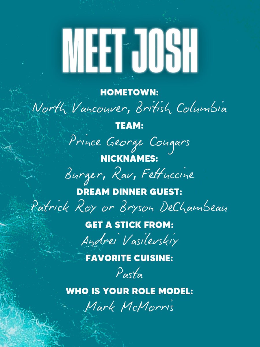 Learn how Fettuccine came to be and more about Josh Ravensbergen ⬇️