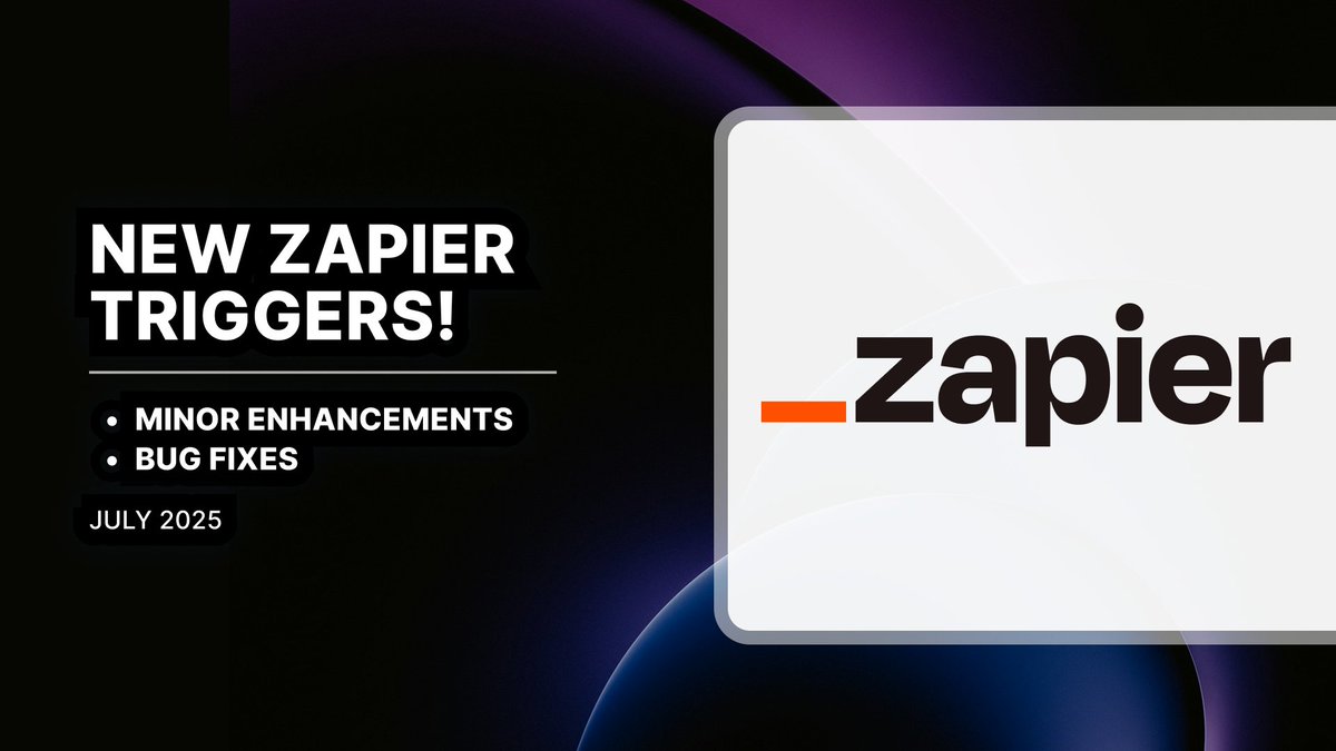 July 2025: New Zapier Triggers, Enhancement &amp; Bug Fixes.

⚡️ Dynamic Zapier triggers (payments, funds, contacts, tasks)
✅ Smarter actions &amp; cleaner data
🐞 Major bug fixes &amp; UI boosts

Automate more. Stress less. 💪

👉 Learn more: yoprint.com/updates/july-2…