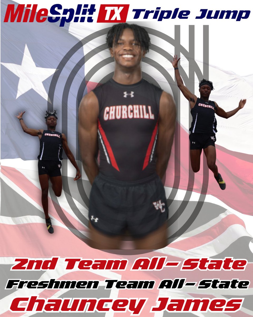 WCTRACK_XC (@wctrack_xc) on Twitter photo Congrats to Chauncey James for being named 2nd Team All-State and The #1 Triple Jumper on the Texas All-Freshmen Team! #ChargeForward <a href="/nonchalauncey/">Chauncey James</a> <a href="/TXMileSplit/">Texas MileSplit</a> Congrats to Chauncey James for being named 2nd Team All-State and The #1 Triple Jumper on the Texas All-Freshmen Team! #ChargeForward <a href="/nonchalauncey/">Chauncey James</a> <a href="/TXMileSplit/">Texas MileSplit</a>