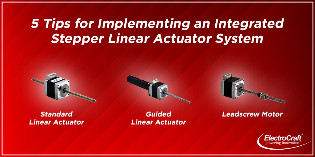 There’s a lot to consider when building a linear actuator system using stepper motors, especially with so many variables in play.   Start with these 5 expert-backed tips for better integration and long-term performance.  Get the guide here: bit.ly/3Es3bdU