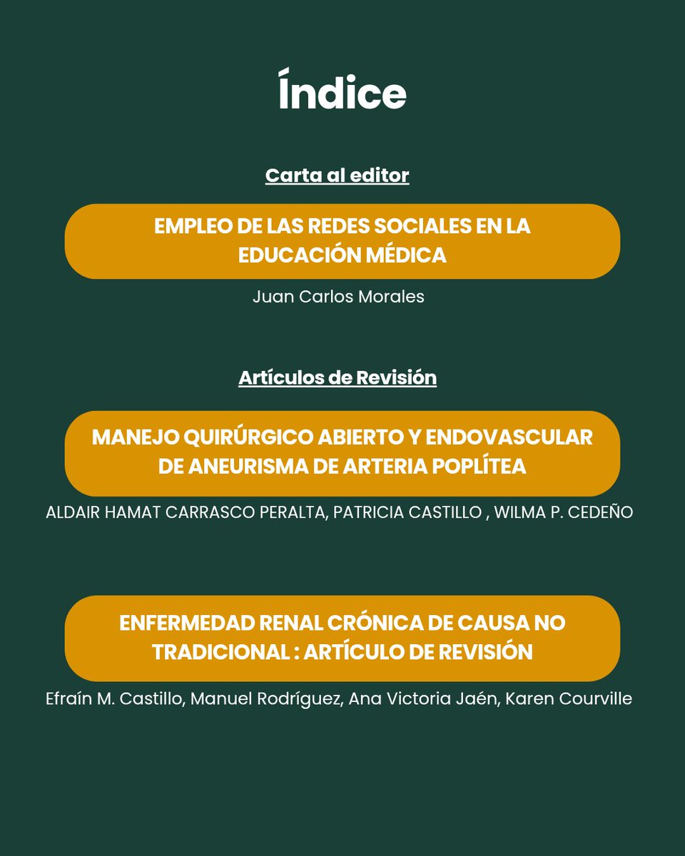 Revista Médico Científica tweet media