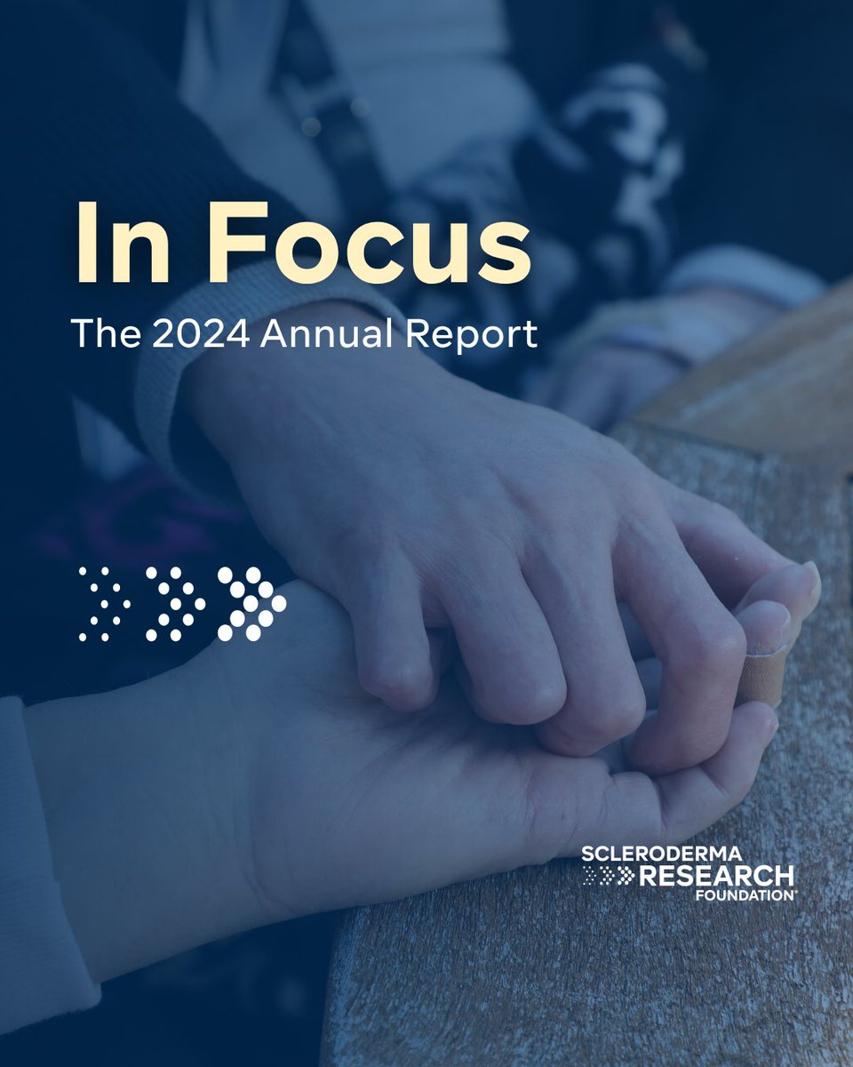 Bringing research progress into focus—read the 2024 SRF Annual Report!

Together, we’ve helped fund groundbreaking scleroderma research, expand access to trusted educational resources, and raise awareness on a global scale. 

Read the full report: bit.ly/3Bbw673