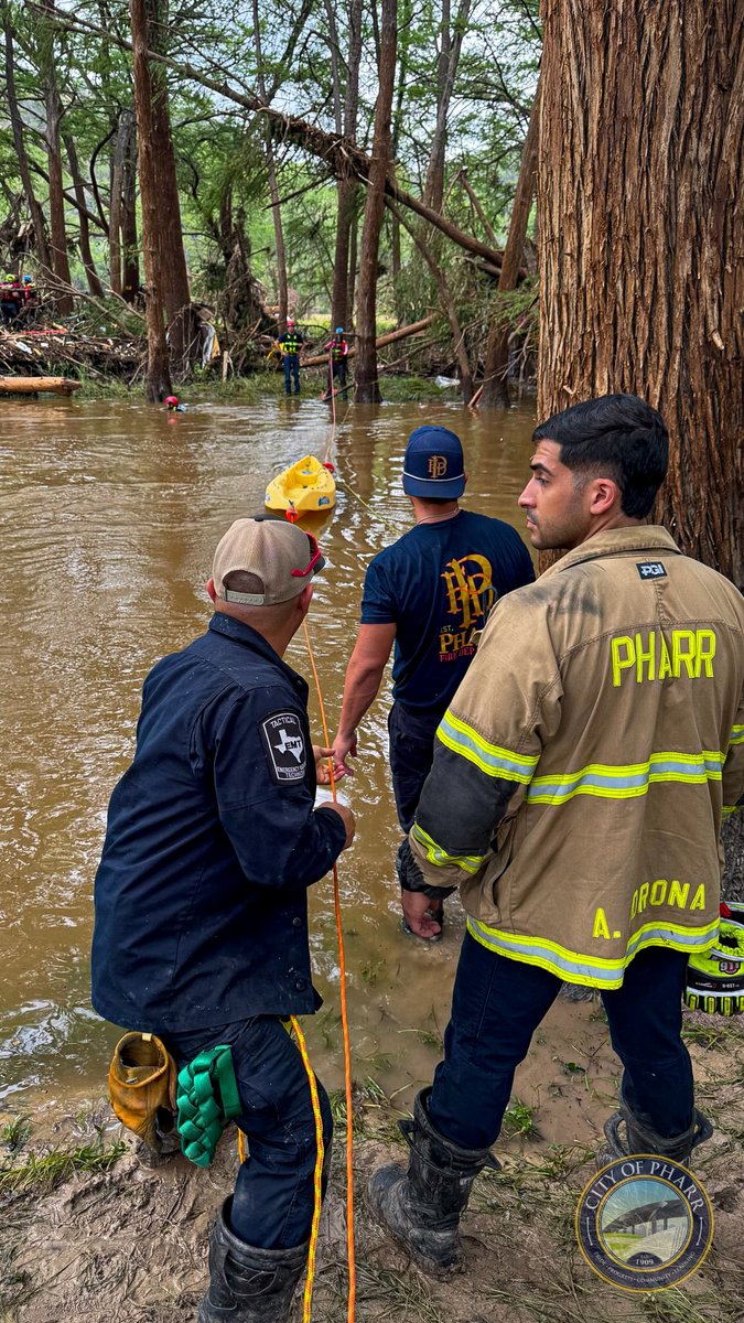City of Pharr (@pharrtx) on Twitter photo Our Pharr first responders are on the ground in Kerr County and Central Texas, answering the call to help following the devastating floods.
More of our crews are being deployed to assist in recovery and clean up efforts. Our hearts go out to everyone impacted by this tragedy. Our Pharr first responders are on the ground in Kerr County and Central Texas, answering the call to help following the devastating floods.
More of our crews are being deployed to assist in recovery and clean up efforts. Our hearts go out to everyone impacted by this tragedy.