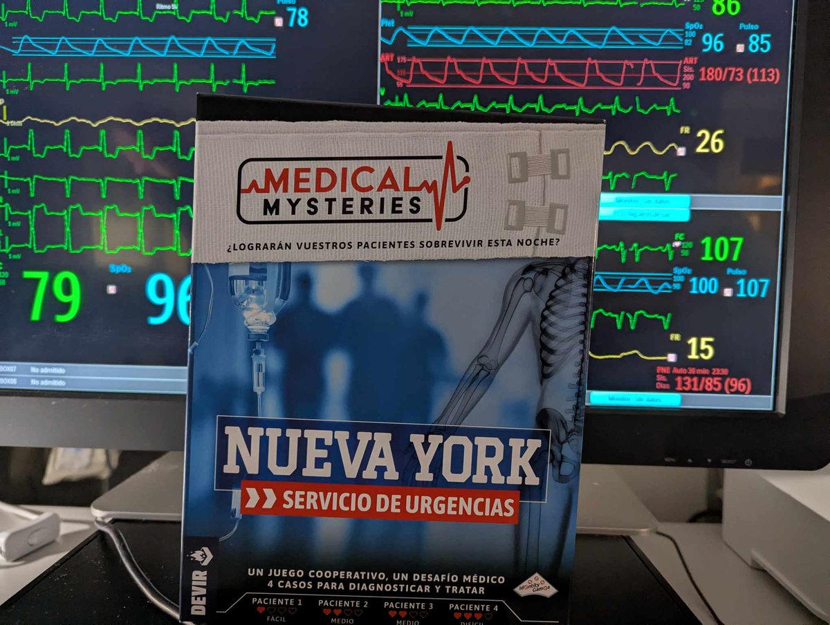 #MedicalMysteries. #NuevaYork. #ServiciodeUrgencias. Es uno de los nuevos juegos de deducción de <a href="/DevirIberia/">Devir Iberia</a> ambientados en la medicina.
Te lo contamos todo en el blog (incluidas fotos frikis 😜), sin spoilers
madresdesterradas.es/index.php/2025…
#juegosdemesa #boardgames #jocsdetaula