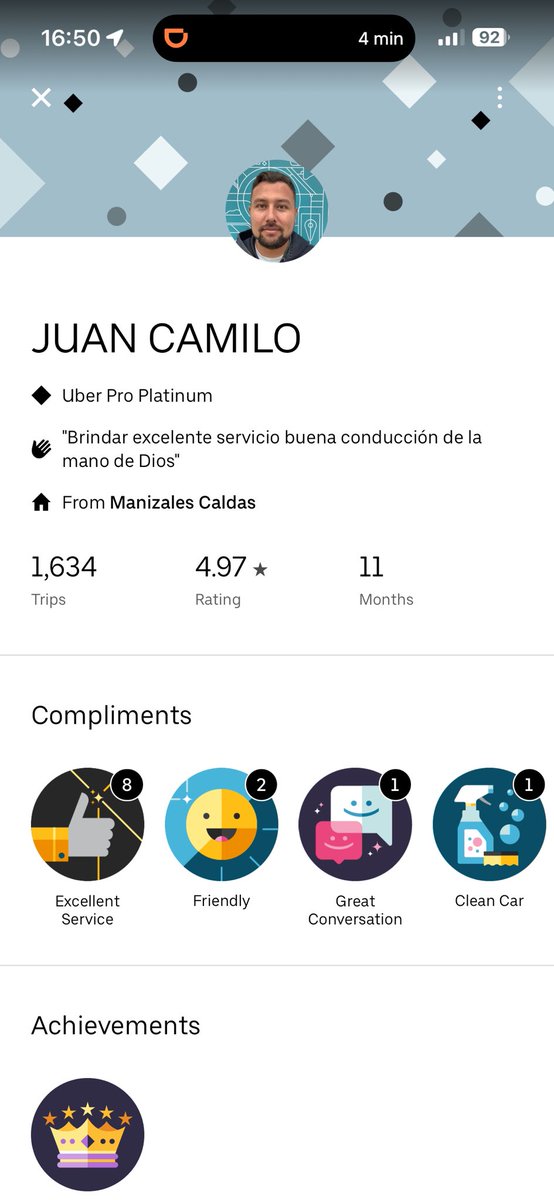 dilanhoyos's tweet photo. @Uber_Col el dia de hoy decidí pedir un Uber para dirigirme a un lugar, me encontré con que la persona que aceptó el viaje, no se dirigía a el sitio de recogida, no veo una forma para reportar estas situaciones, que hace uno ahí??? https://t.co/sS3y6XP4Us