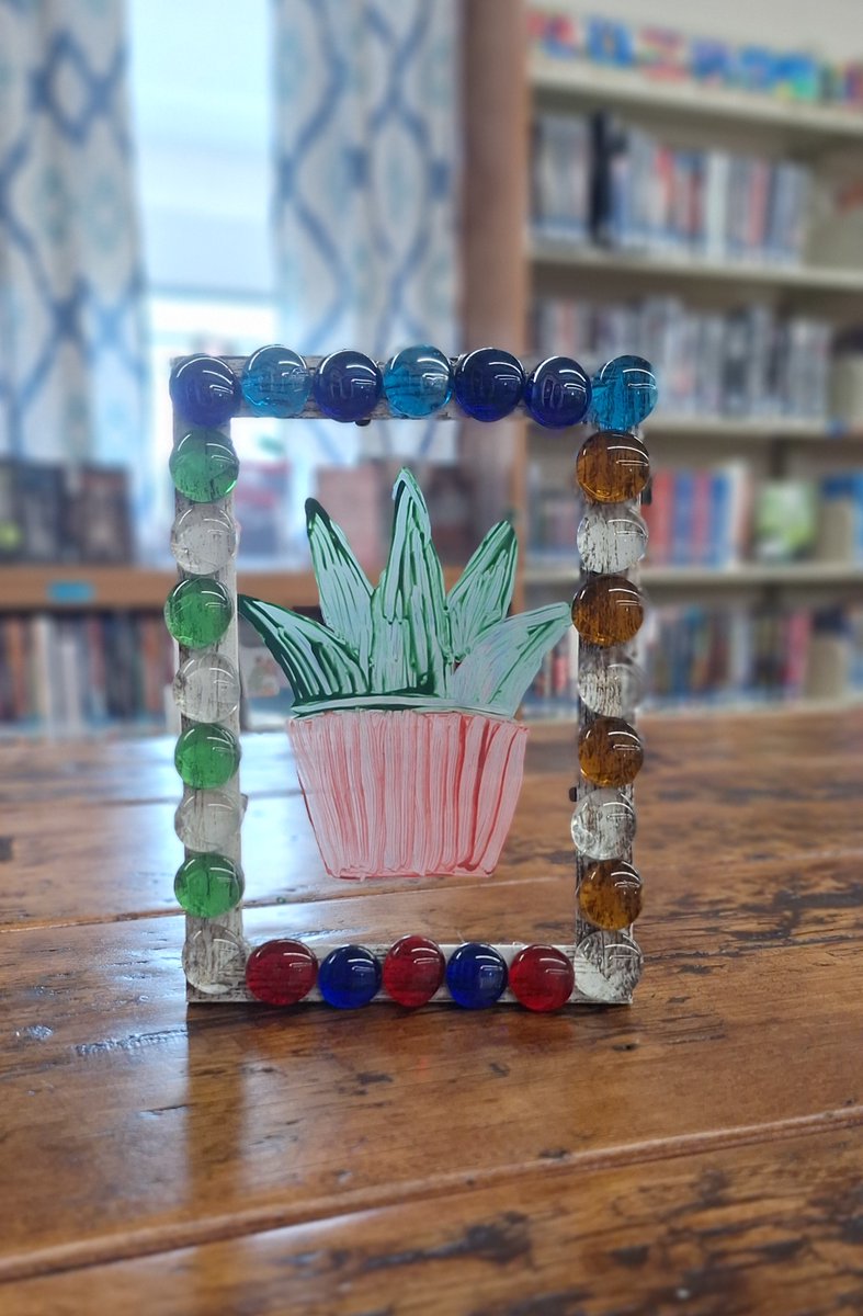 Stop by tomorrow for our Crafty Tuesdays with Dawn for this cool Mosaic Art. We have several patterns to choose from, if you'd like to paint it. Join us from 2 pm - 4 pm, or drop in during the week to solo the craft.