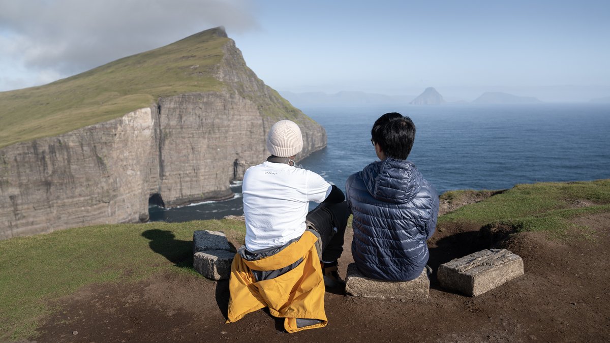 Views of the northern Atlantic, Faroes Islands