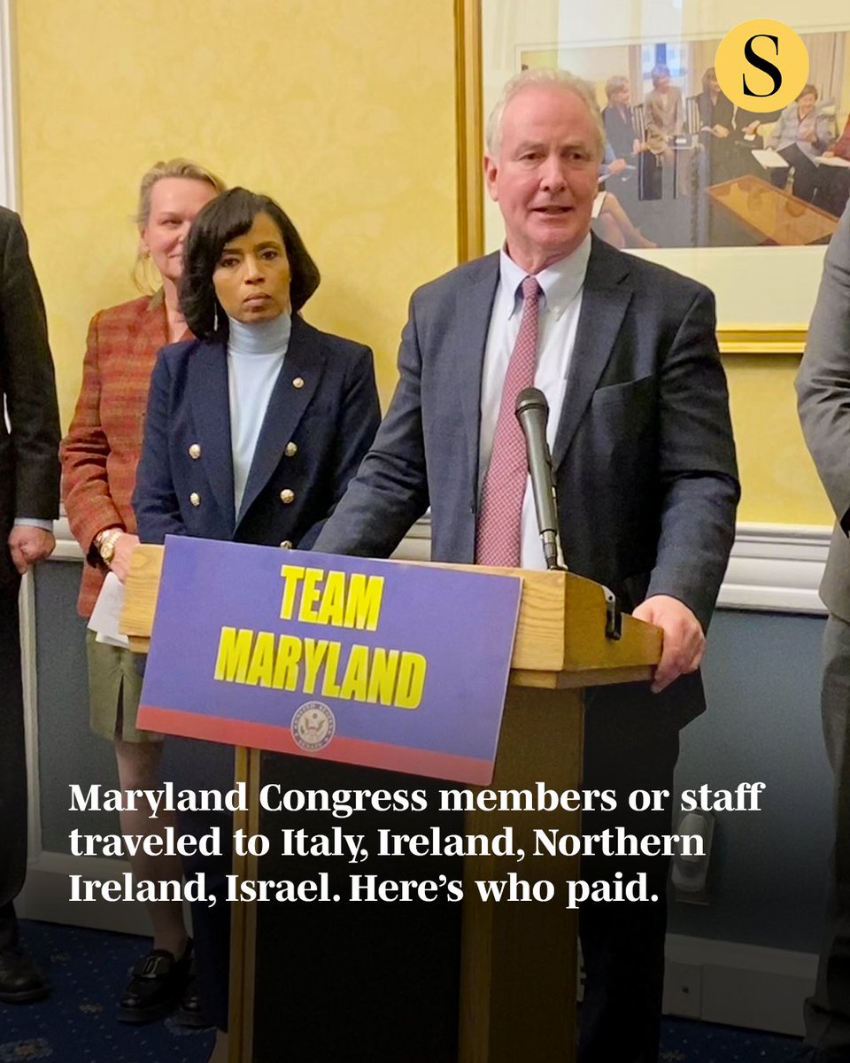Members of Maryland’s congressional delegation or their staffs got thousands of dollars worth of international or domestic travel paid for by nonprofit groups, some of which have strong policy agendas, according to congressional ethics disclosures reviewed by The Baltimore Sun.