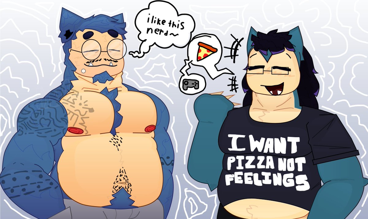 ArtFight #9 - Mass Attack
Alfredo - @fuhutos 
Manny - @/Cydalan on Artfight
This is something I'm actually proud of