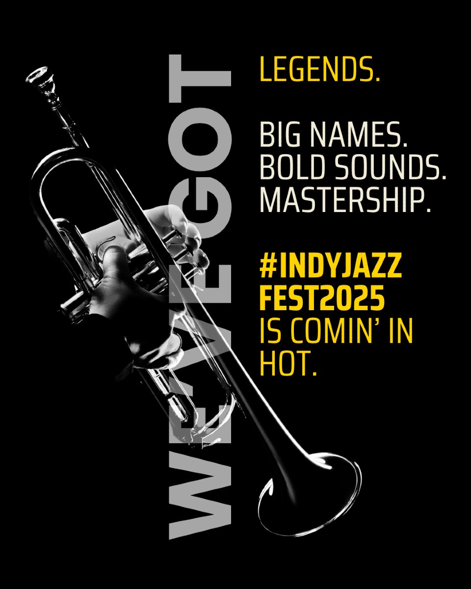 indyjazzfest's tweet image. Indy Jazz Fest 2025 lineup drops. The magic begins.
You will need open hearts and dancing feet for this one!
#IndyJazzFest #SoulfulCelebration #JazzInOurVeins #MidwestVibes #IndyJazzFest #CountdownToJazz #indyconcert #visitindy #midwest #indygrammers