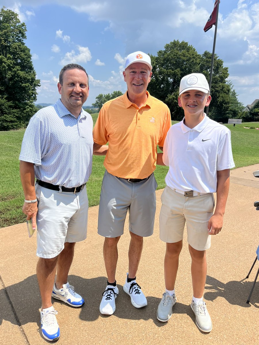 Sonner and I had the pleasure of meeting <a href="/CoachJimmyDykes/">Jimmy Dykes</a> today and hear him speak at the FCA coaches golf outing.  Appreciate you taking time and talking to my son about his interests in golf and basketball. Thanks for making his day and taking time out of yours to do so.