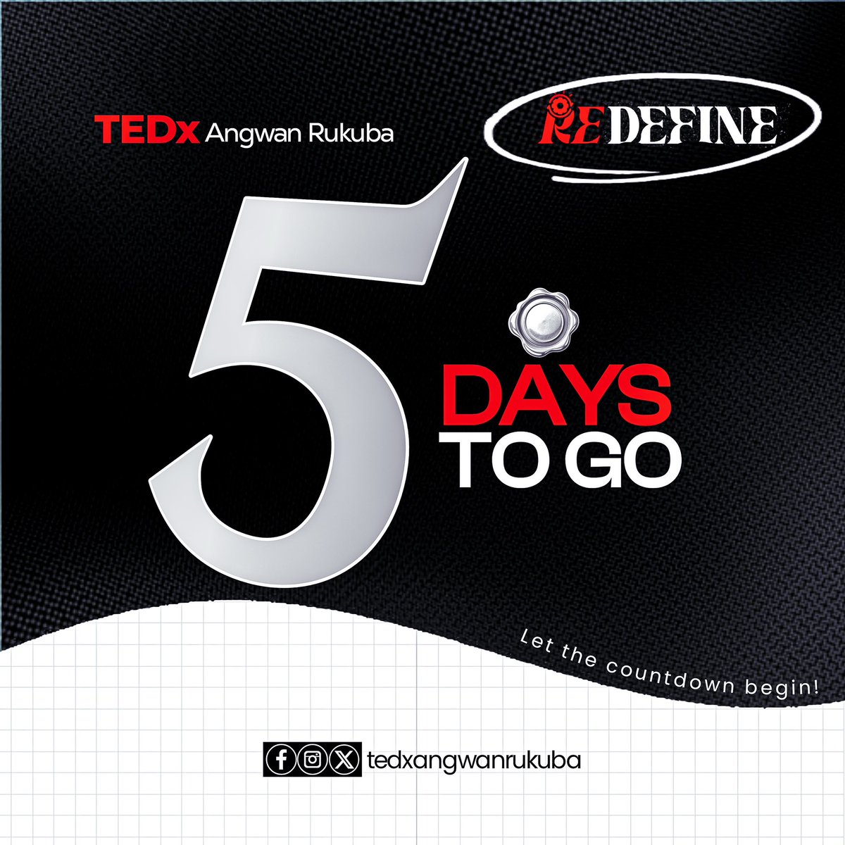 The conversations that change everything are almost here.
#TEDxAngwanRukuba is happening and you don’t want to miss it.
🎟️ Grab your ticket now and come REDEFINE with us!
#Redefine