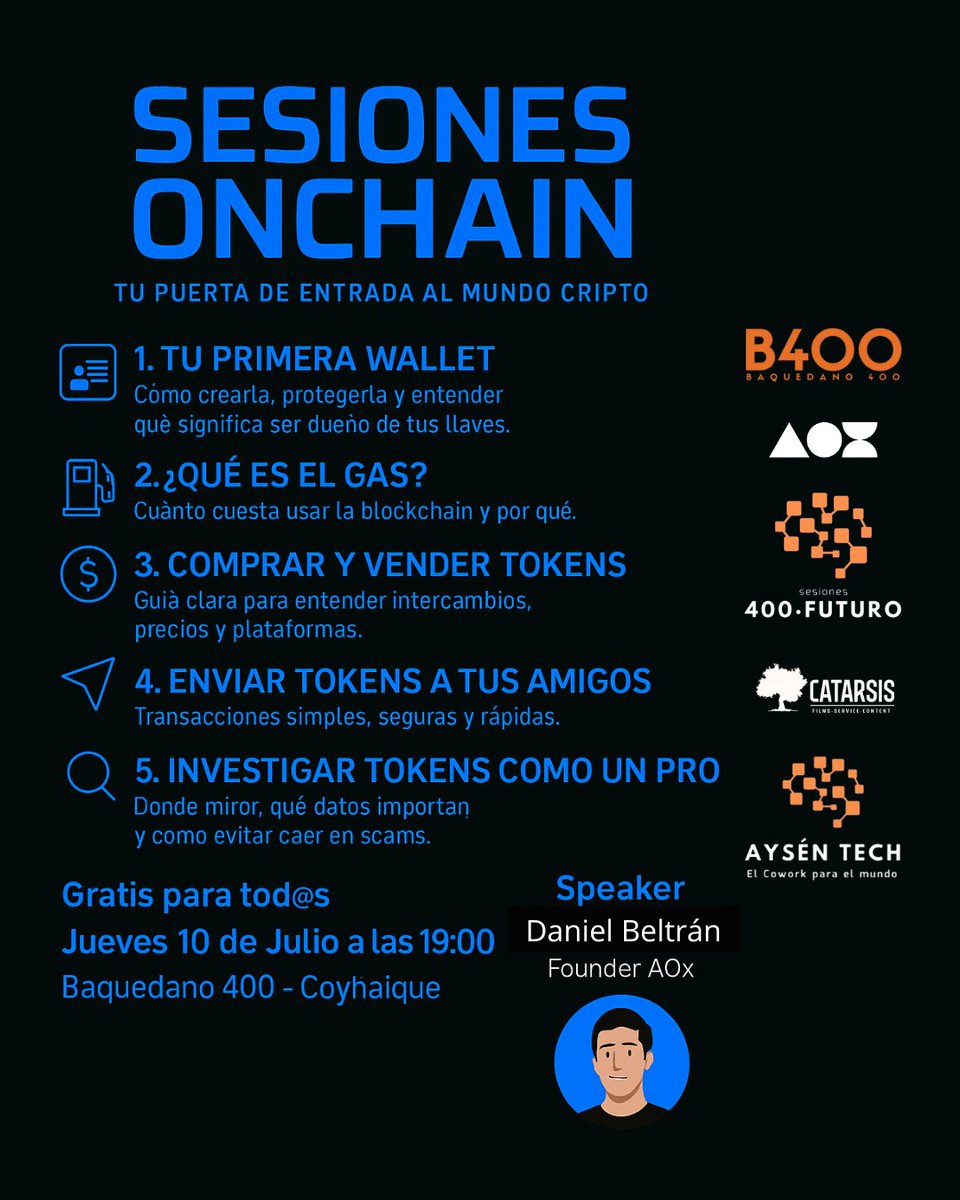 Dniel.base.a0x (@bvdani_el) on Twitter photo im teaching my local entrepreneurship community how to use a wallet and start playing with tokens
guess where they will be onboarded
<a href="/base/">Base</a> all the way
<a href="/ArcoirisFM/">Radio Arcoiris 99.3 FM Coyhaique</a> <a href="/baselatam/">Based LatAm</a> <a href="/a0xbot/">A0x</a> <a href="/CatarsisFi/">Catarsis.fi</a>
the times of complaining why the world is not all onboard are behind, you have no im teaching my local entrepreneurship community how to use a wallet and start playing with tokens
guess where they will be onboarded
<a href="/base/">Base</a> all the way
<a href="/ArcoirisFM/">Radio Arcoiris 99.3 FM Coyhaique</a> <a href="/baselatam/">Based LatAm</a> <a href="/a0xbot/">A0x</a> <a href="/CatarsisFi/">Catarsis.fi</a>
the times of complaining why the world is not all onboard are behind, you have no