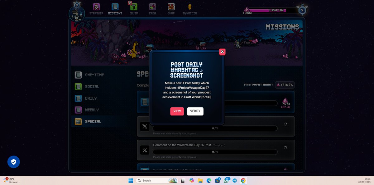 #ProjectVoyagerDay27