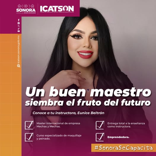 Conoce a Eunice, instructora entregada a la belleza, quien te brindará de manera profesional conocimientos en estilo, maquillaje y más. #TierraDeOPortunidades