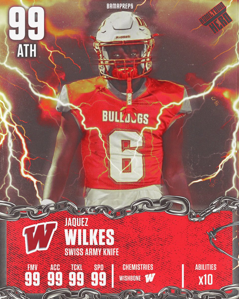 BamaPrepsFB's tweet image. College Ultimate Team? How about High School Ultimate Team! 🔥
We took 10 ALSHFB Players and re-imagined them as Ultimate Team Player Cards! CAMPUS DAWGS 🐶 and HOMETOWN HEROES 🦸♂️
How’d we do?