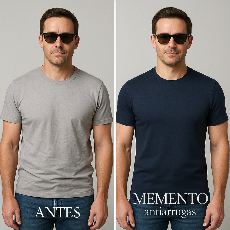Memento_clothes's tweet photo. Estas camisetas antiarrugas, las fabricamos nosotros mismos en Bogotá. Queremos hacer ropa que dure más, y con la que te veas mejor.

Más de 10,000 Colombianos satisfechos.