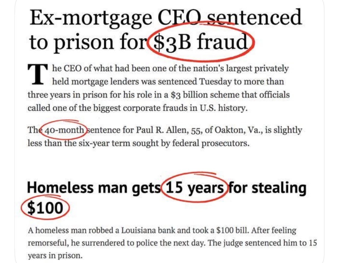 The American justice system.