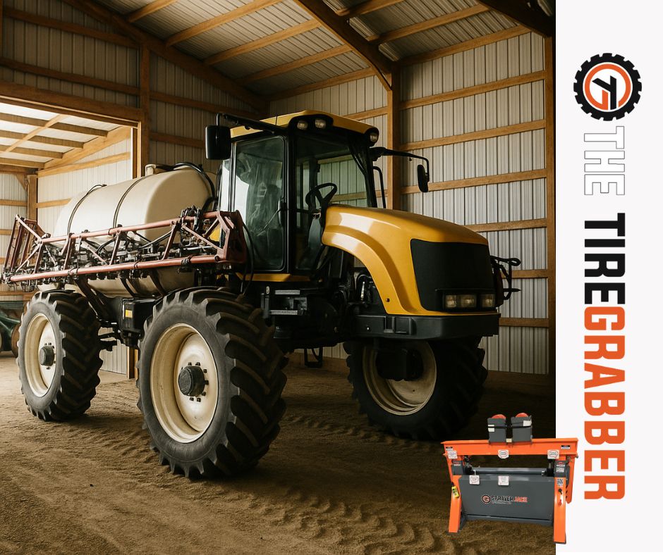 TheTireGrabber's tweet image. Sprayer sitting with a flat?
One flat tire shouldn’t throw off your whole day.
The TireGrabber helps you lift, rotate, and replace those tall ag tires with precision and ease — right in the field or shed.
#TireGrabber #AgSprayer #FlatFix #FarmTools #NoDowntime #SpraySeasonReady