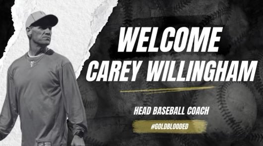 Eastside,please welcome our New Head ⚾️ Coach, Carey Willingham

Coach Willingham brings 20+ years of experience to the Eastside, Has been named District Coach of the Year 2x and approaching 200 career wins as a HC. LETS GOO! #goldblooded 

<a href="/EastPanthers1/">Plano East Senior High School Panthers</a> <a href="/peshbaseball/">Plano East Baseball</a> <a href="/cwill212/">Carey Willingham M.Ed.</a>
