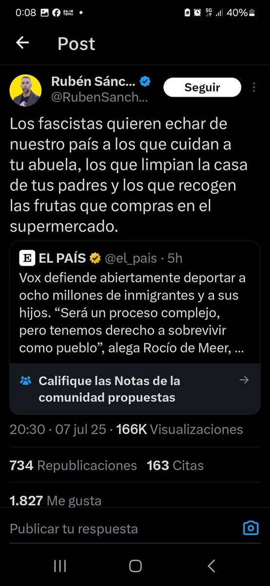 Ellos no lo saben, pero en el fondo son igual que VOX, pero de otra forma