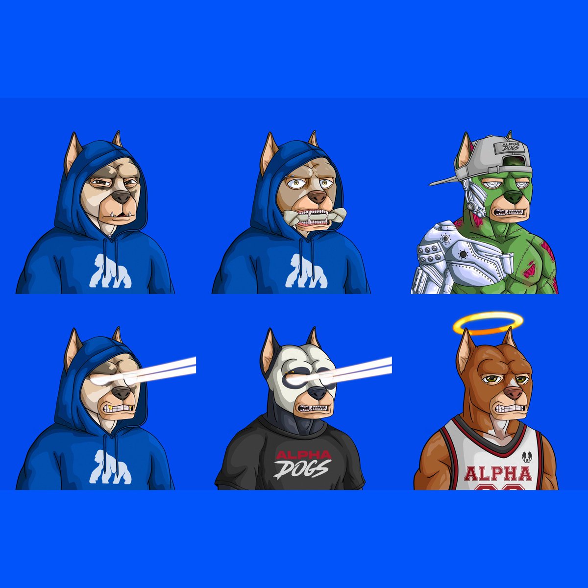 <a href="/GRYZ_801/">GRYZ</a> <a href="/ApeAlphaDogs/">ALPHA DOGS ON APE</a> Got them right after mint and they have never been listed.
