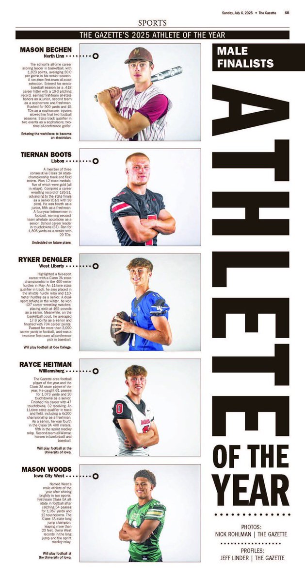 notesoflife14's tweet image. One of my first big projects for @gazettedotcom hit stands yesterday. So thankful @CRGazetteSports and the copy desk trusted me to take this on!