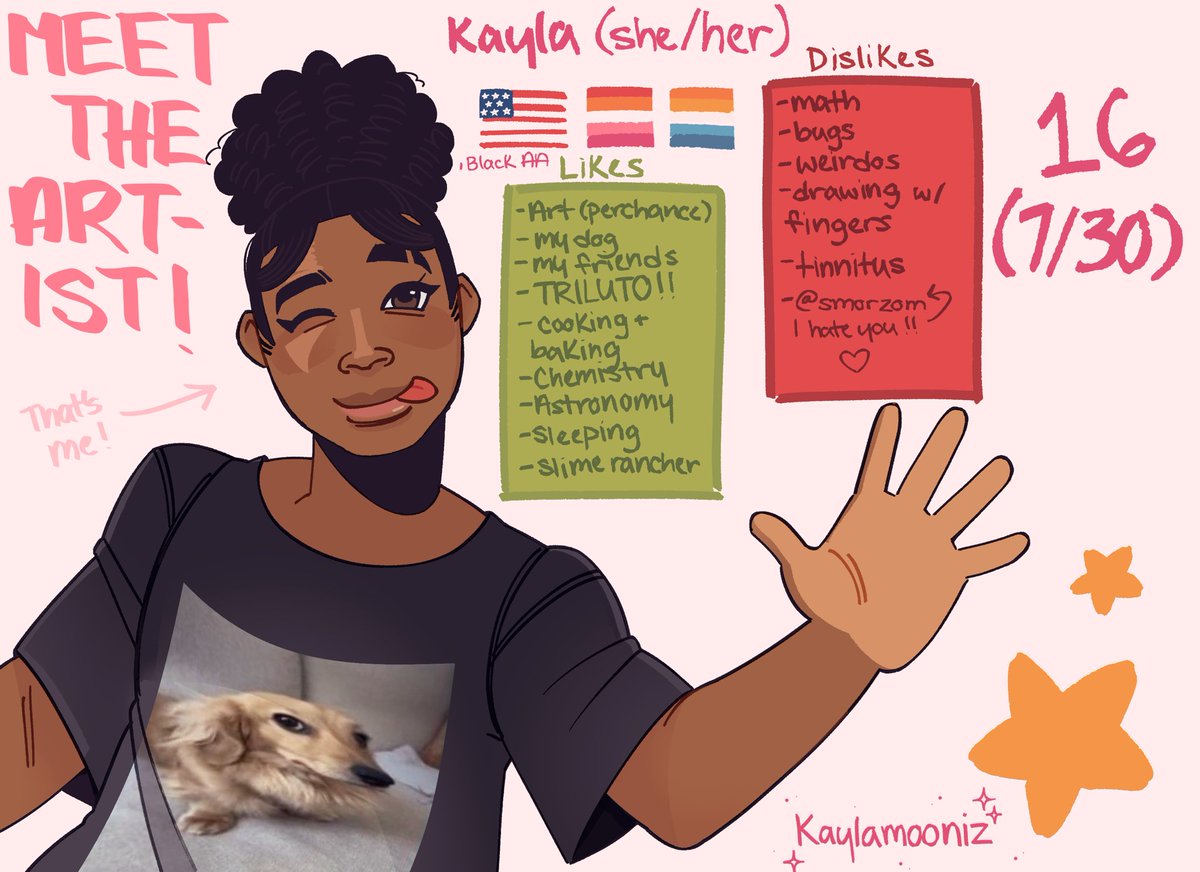 kaylamooniz's tweet image. wowie wowie it’s me!!

#introduction