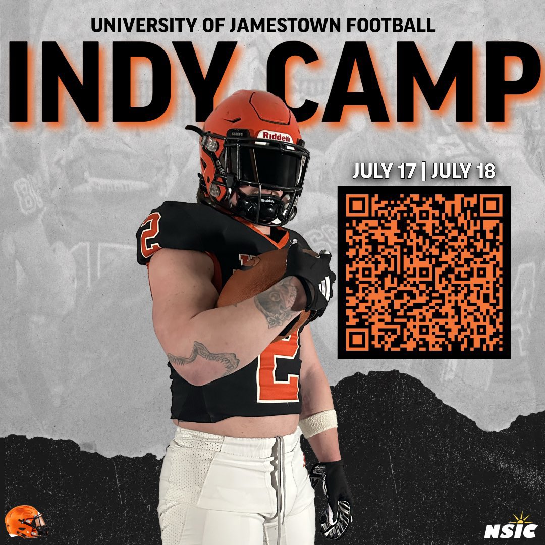 Big thanks <a href="/CoachJake92/">Jake Lehman</a> and the rest of University of Jamestown for the camp invite. 
<a href="/coach_w_jackson/">Waymond Jackson II</a> <a href="/jayicarter/">Jay Carter</a> <a href="/NoahHiemer/">Noah Hiemer</a> <a href="/KadetsFootball/">KadetsFootball</a> 
#ElevateTheStandard #FOE