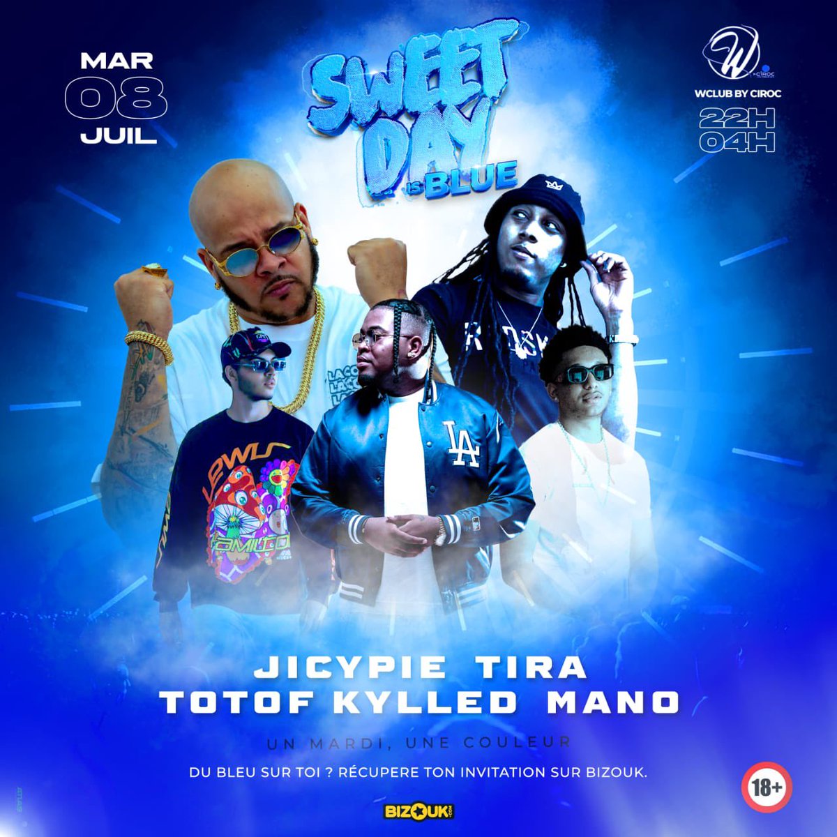 Foranight1's tweet image. 🔵SWEET DAY 🔵

On s’attrape mardi au W Club📍

🎟️ my.bizouk.com/sweet-day-3