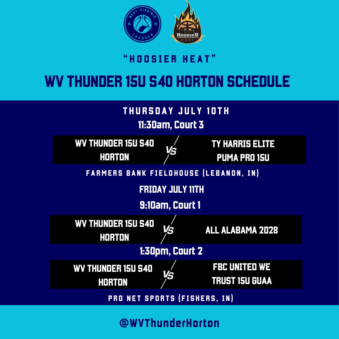 So excited for “HOOSIER HEAT” come check us out! ⬇️⬇️