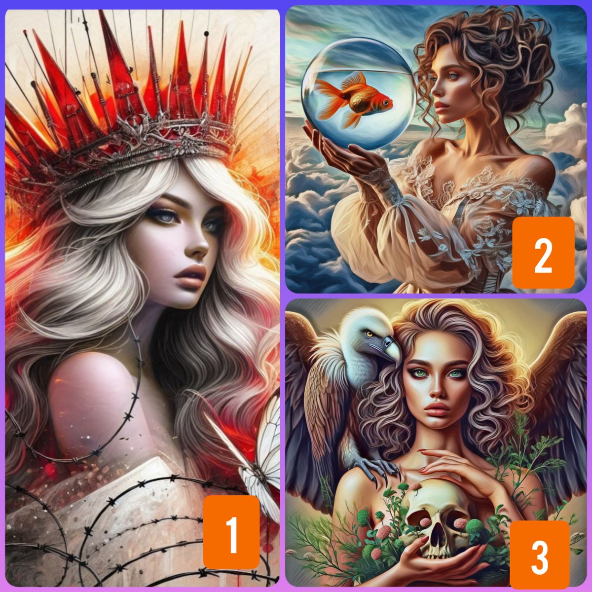Happy #TEZOSTUESDAY 😍💫⚘️

1️⃣" The Glory of Suffering " 🦋
🔴 Just 1 edition left 💸 12XTZ
objkt.com/tokens/KT1H4pD…

2️⃣" The silent truth " 💫
🔴 just 1 ED left - 💸 3XTZ  
objkt.com/tokens/KT1H4pD…

3️⃣" The Dance of Death and Life "
ED 4/5 -💸 7.85 XTZ 
objkt.com/tokens/KT1H4pD…