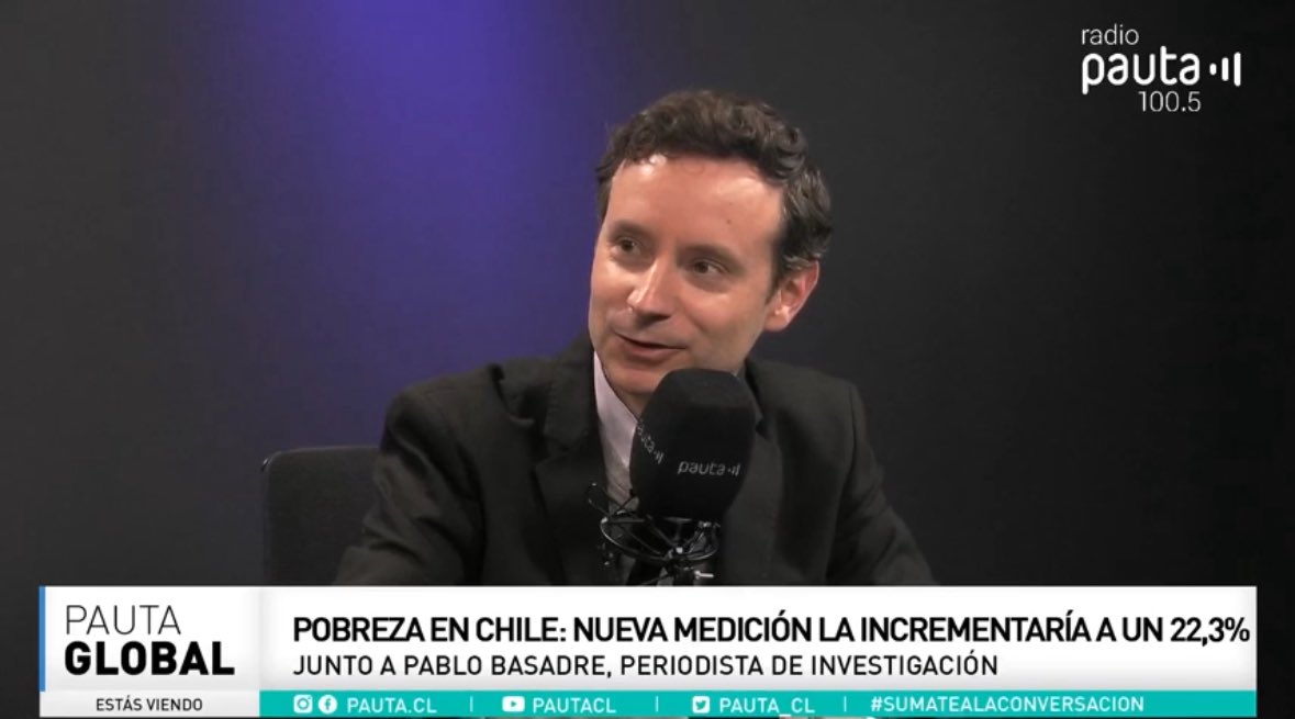 🔴 AHORA | Nuestro investigador CEP, Gabriel Ugarte, en <a href="/Pauta_cl/">Radio Pauta</a> hablando del análisis que hicieron junto a <a href="/seba_izquierdo/">Sebastián Izquierdo R.</a>, sobre el informe entregado por la Comisión Presidencial para la Actualización de la Medición de la Pobreza.

👉 ow.ly/RotC50WkYe2