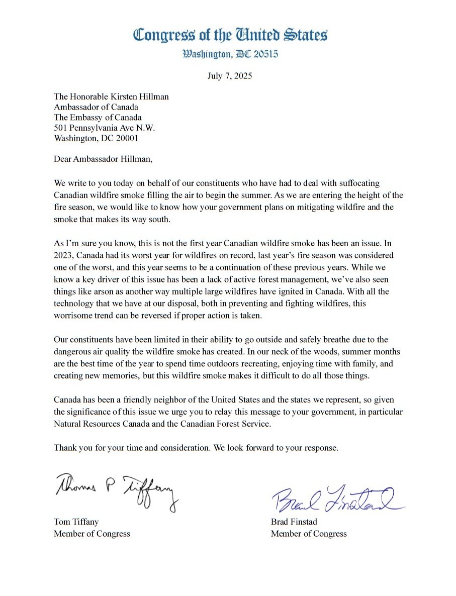 Congressman Brad Finstad tweet media