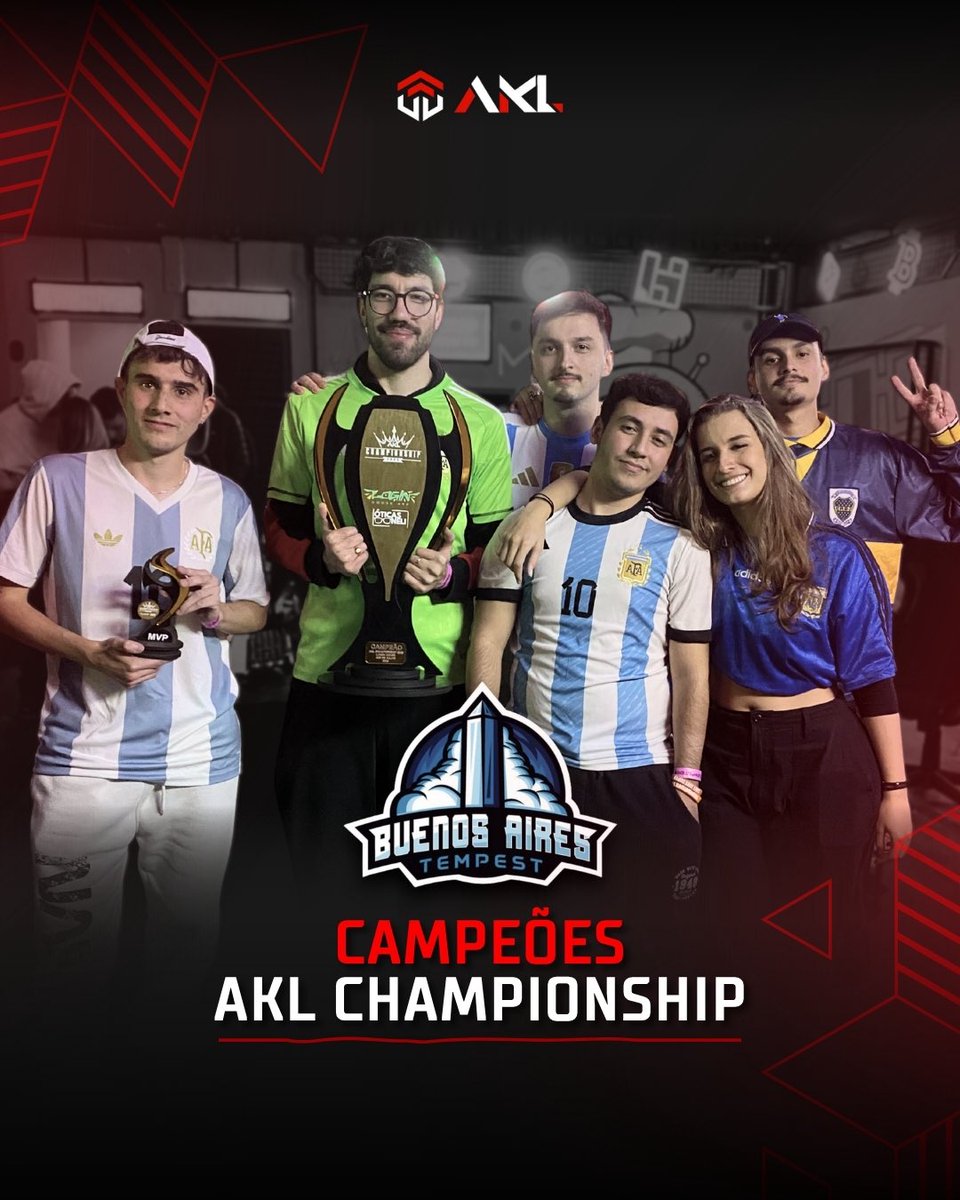 🏆 CAMPEÕES DA AKL CHAMPIONSHIPS 2025!

Em um dos jogos mais históricos de todas as LANs: MD7 decidido no Round 11. Isto é história sendo feita!

Após um jogaço contra a TRW E-Sports Ice, quem levou a melhor foi a Buenos Aires Tempest 🇦🇷

Parabéns a todos! 
#AKLChamps | #COD2025